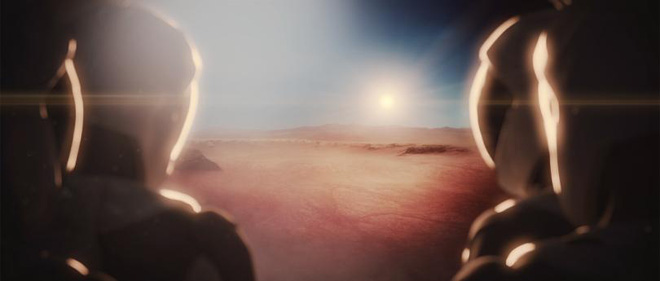  Đây có thể là khung cảnh mà người đầu tiên đặt chân lên sao Hỏa nhìn thấy 
