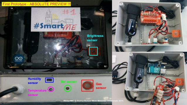 Cấu tạo của một bộ cảm biến của SmartMe