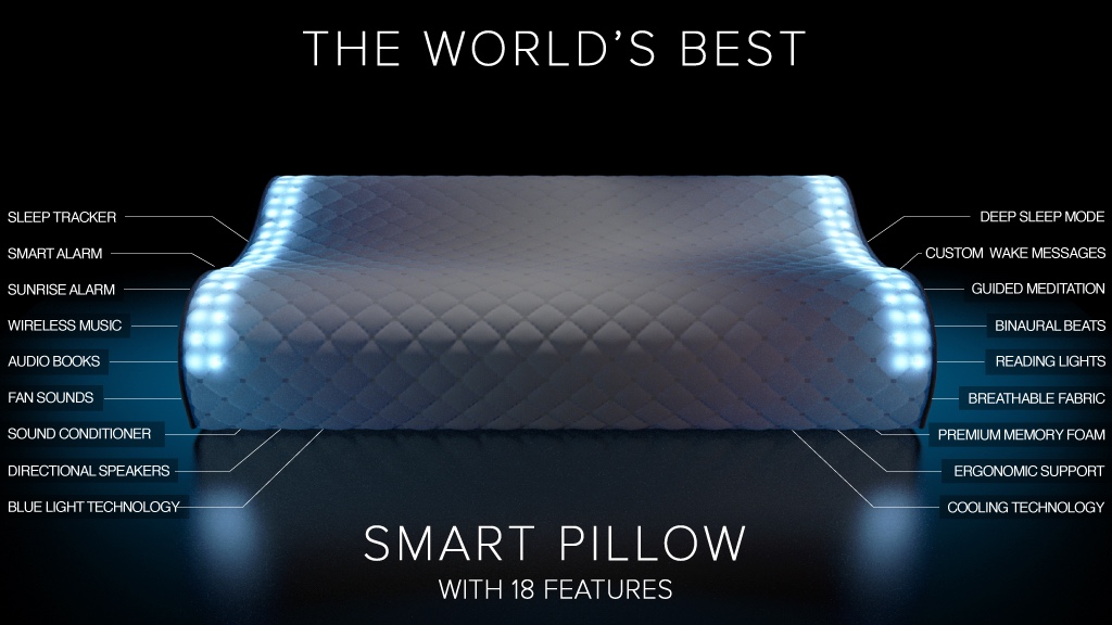 Sunrise Smart Pillow: The Future of Sleep & Wake Technology project video thumbnail